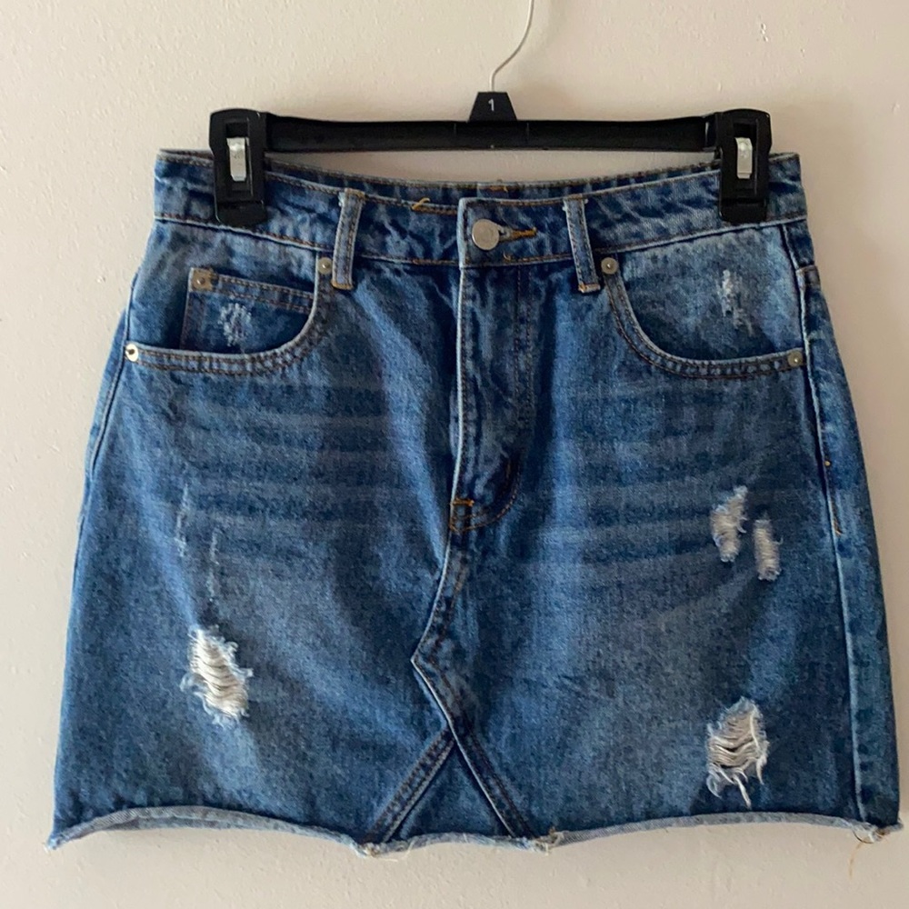 Denim skirt
